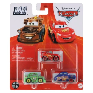 Auta Cars - Mini Racers – Zestaw trzech mini autek GKG01 HTR10