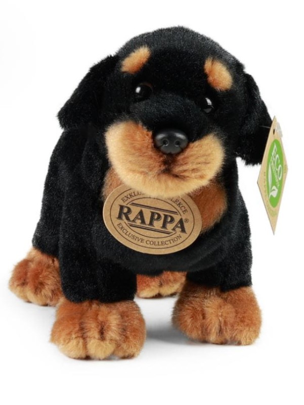 Rappa 211384 Maskotka Pies Rottweiler stojący 18 cm