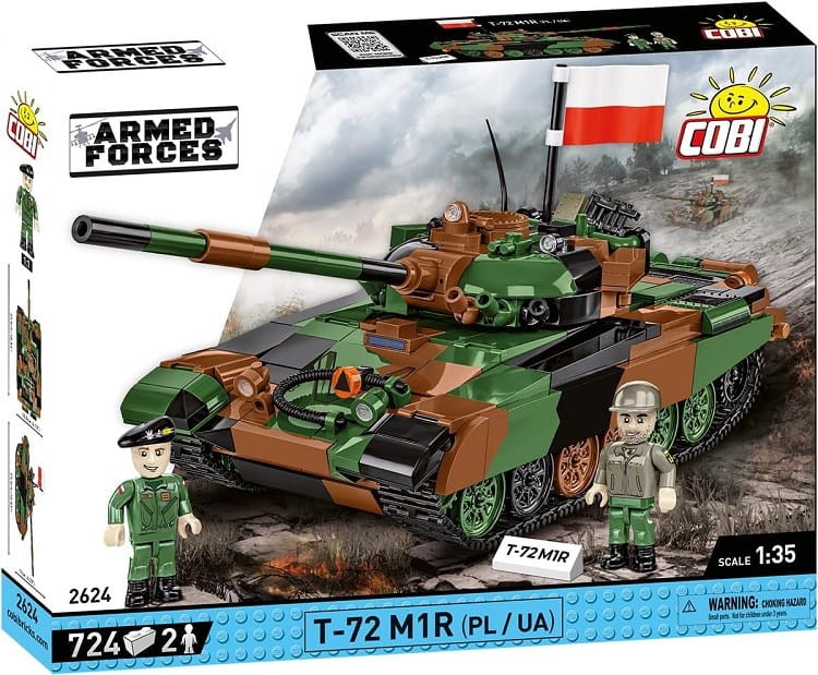 COBI 2624 Armed Forces - Czołg T-72 M1R (PL/UA)