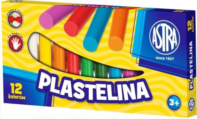 Astra - Plastelina 12 kolorów - 0095