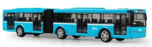 Rappa 235564 Metalowy autobus przegubowy 18 cm