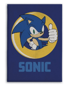 Sonic - Kocyk polarowy granatowy 100x140 cm 89430