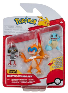 Pokemony – Zestaw 3 figurek: Pawniard, Monferno i Squirtle - PKW3058