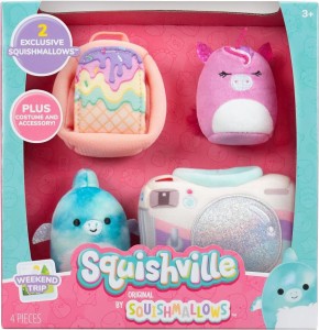 Squishmallows – Squishville – Maskotka Gal i Reid - Weekend Trip - SQM0515